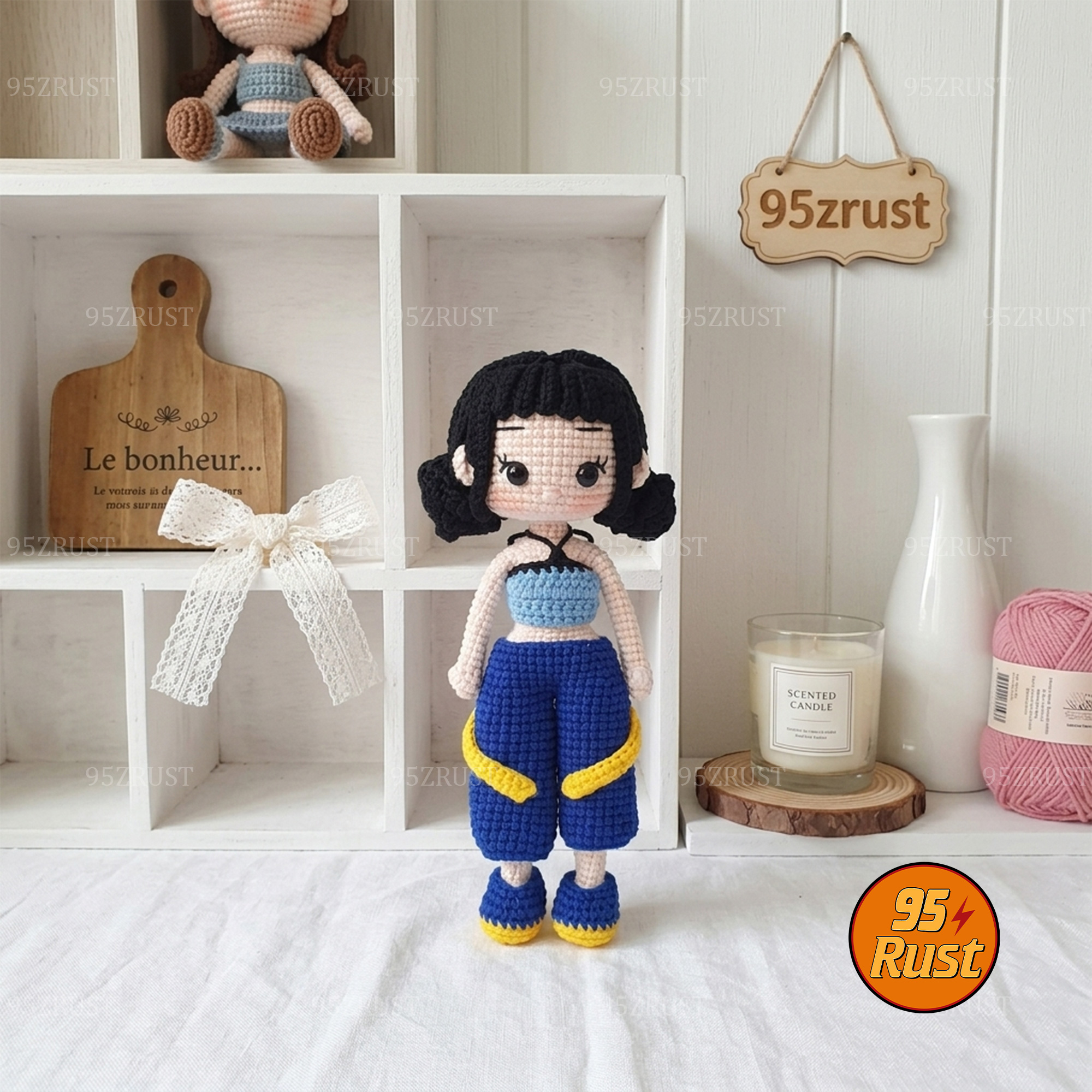 Handmade crochet doll